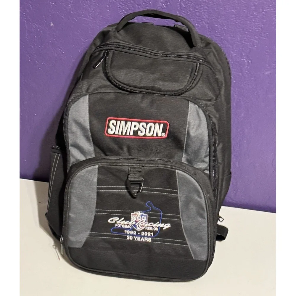 Porsche Motorsport Simpson Racing Pit Pack Bag PCA Potomac 30 Year Anniversary